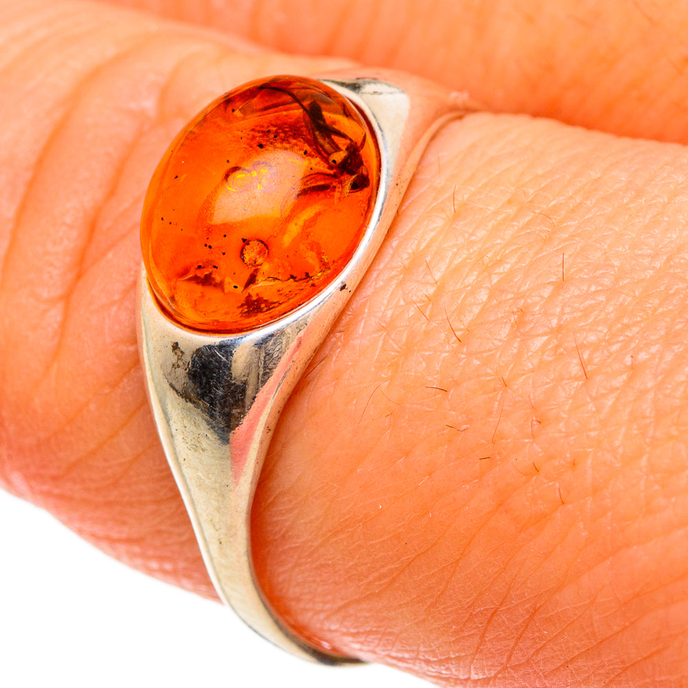 Baltic Amber Rings handcrafted by Ana Silver Co - RING84901