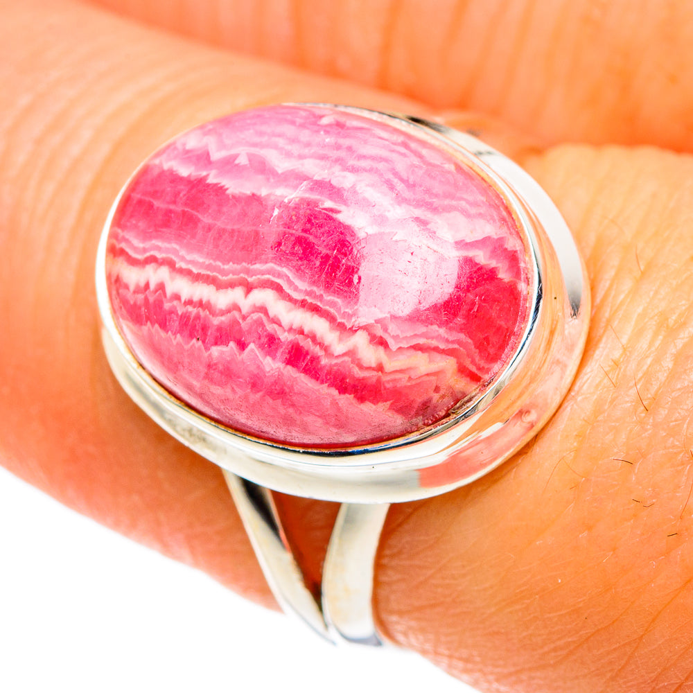 Rhodochrosite Rings handcrafted by Ana Silver Co - RING84903