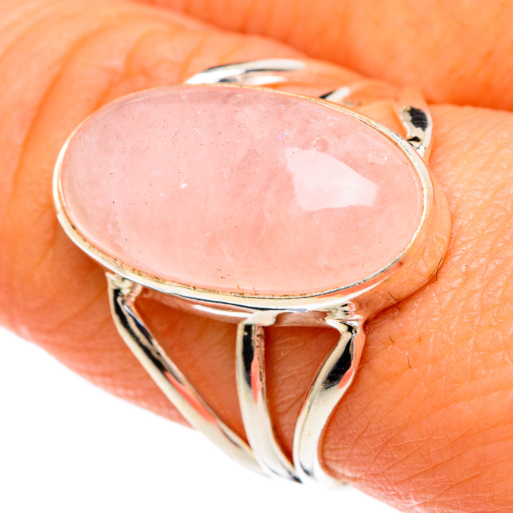 Rose Quartz Rings handcrafted by Ana Silver Co - RING84904