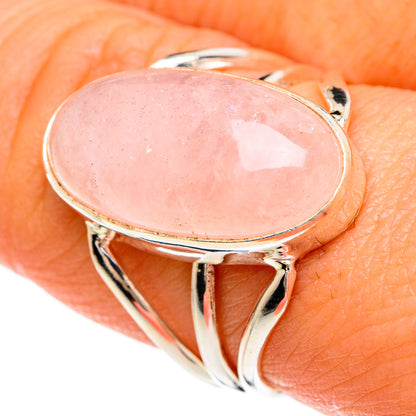 Rose Quartz Rings handcrafted by Ana Silver Co - RING84904