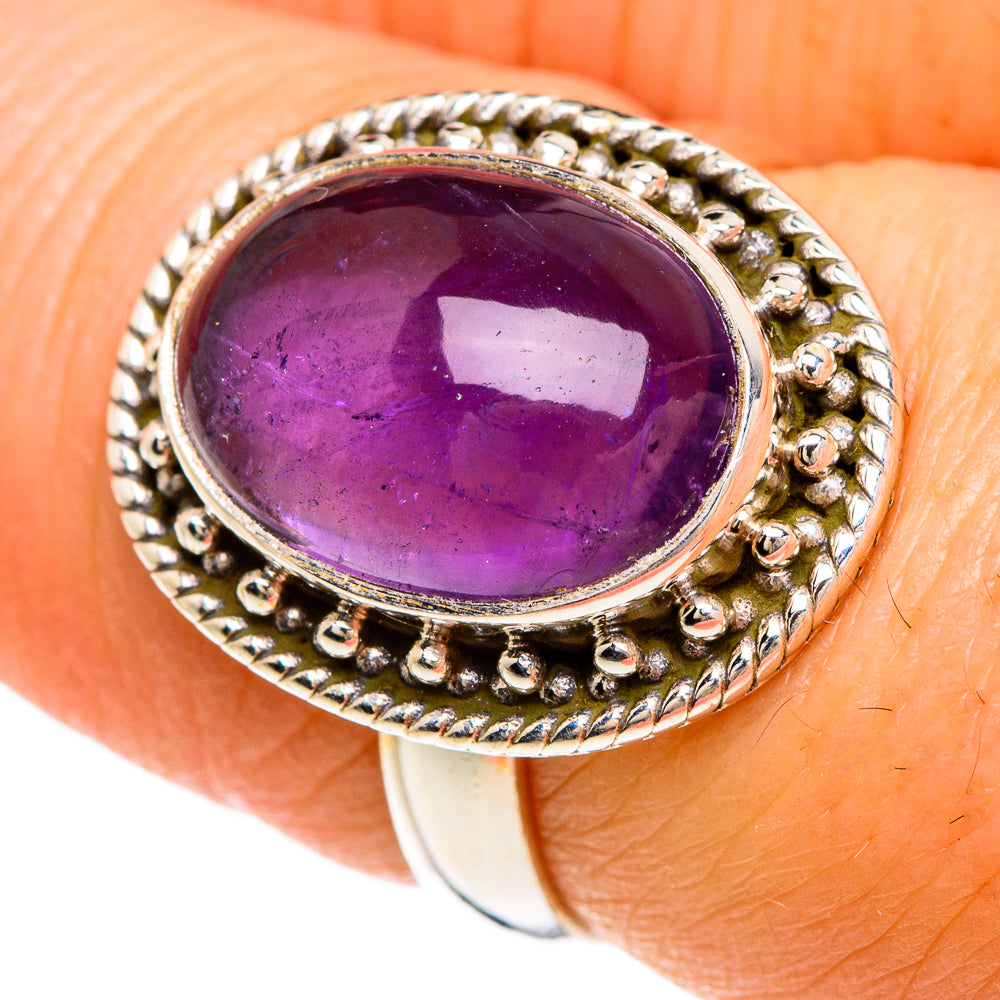 Amethyst Rings handcrafted by Ana Silver Co - RING84909