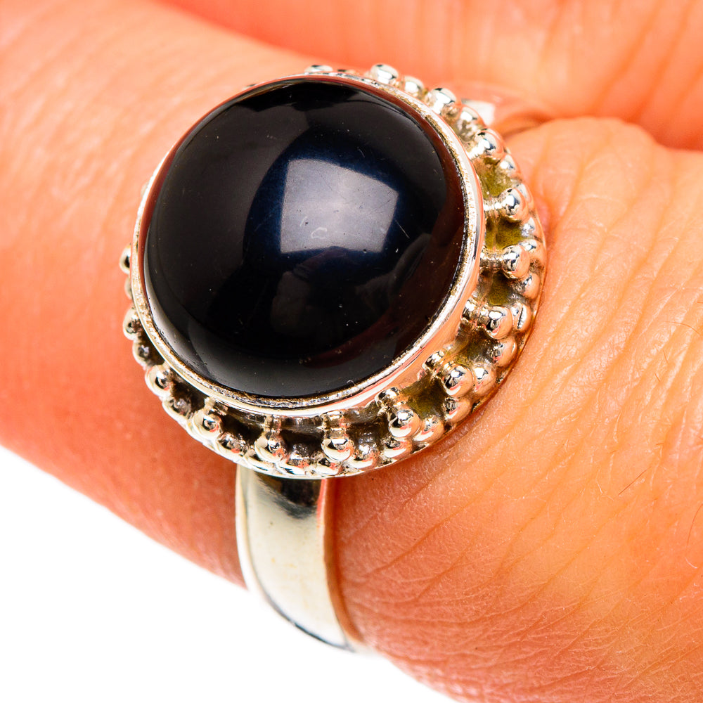 Black Onyx Rings handcrafted by Ana Silver Co - RING84915