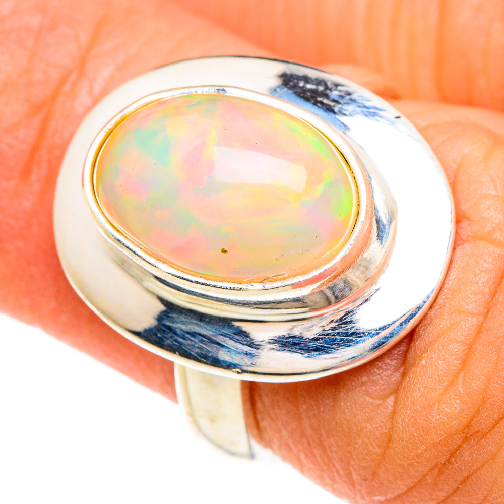 Ethiopian Opal Rings handcrafted by Ana Silver Co - RING84920