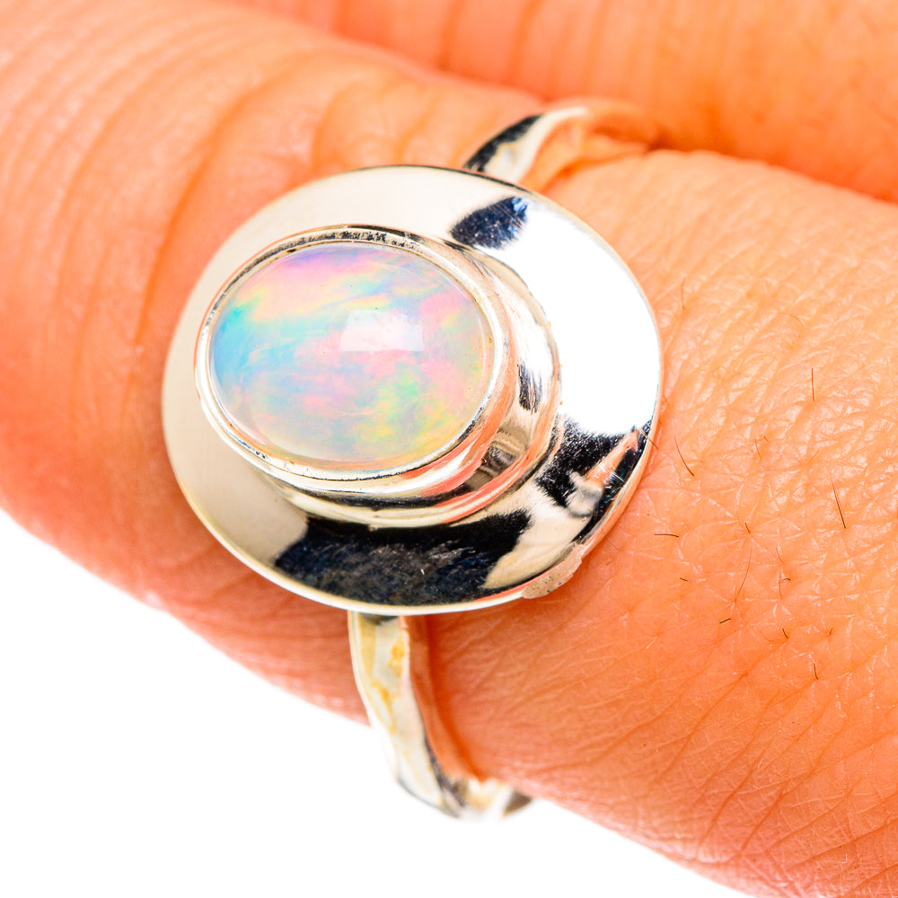 Ethiopian Opal Rings handcrafted by Ana Silver Co - RING84921