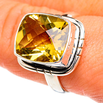 Lemon Quartz Rings handcrafted by Ana Silver Co - RING84922