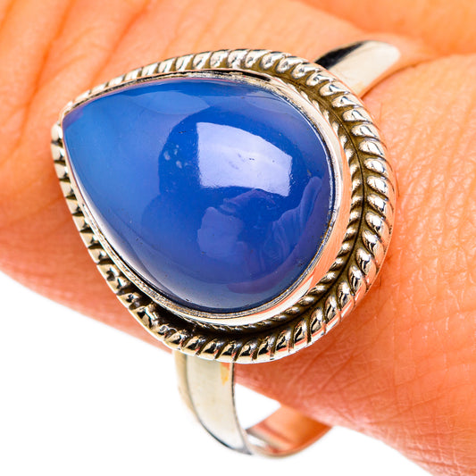 Chalcedony Rings handcrafted by Ana Silver Co - RING84926