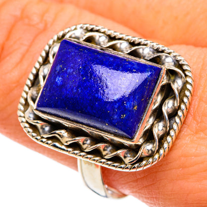Lapis Lazuli Rings handcrafted by Ana Silver Co - RING84927