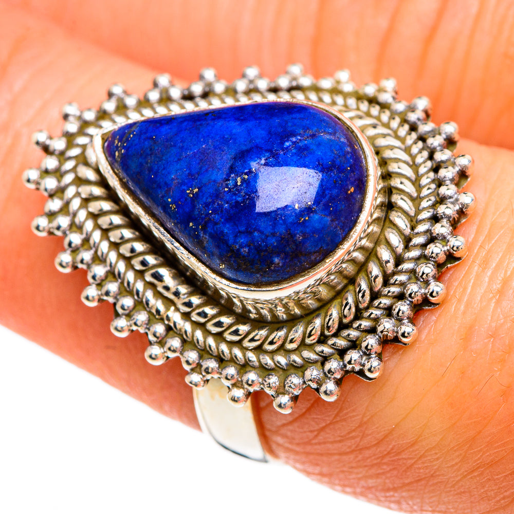 Lapis Lazuli Rings handcrafted by Ana Silver Co - RING84931