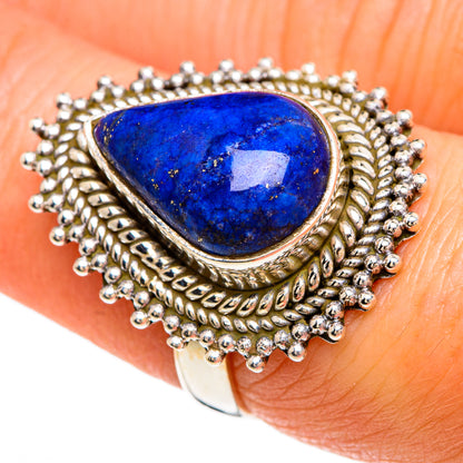 Lapis Lazuli Rings handcrafted by Ana Silver Co - RING84931