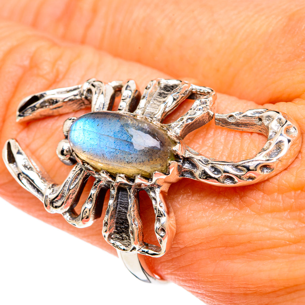 Labradorite Rings handcrafted by Ana Silver Co - RING84932