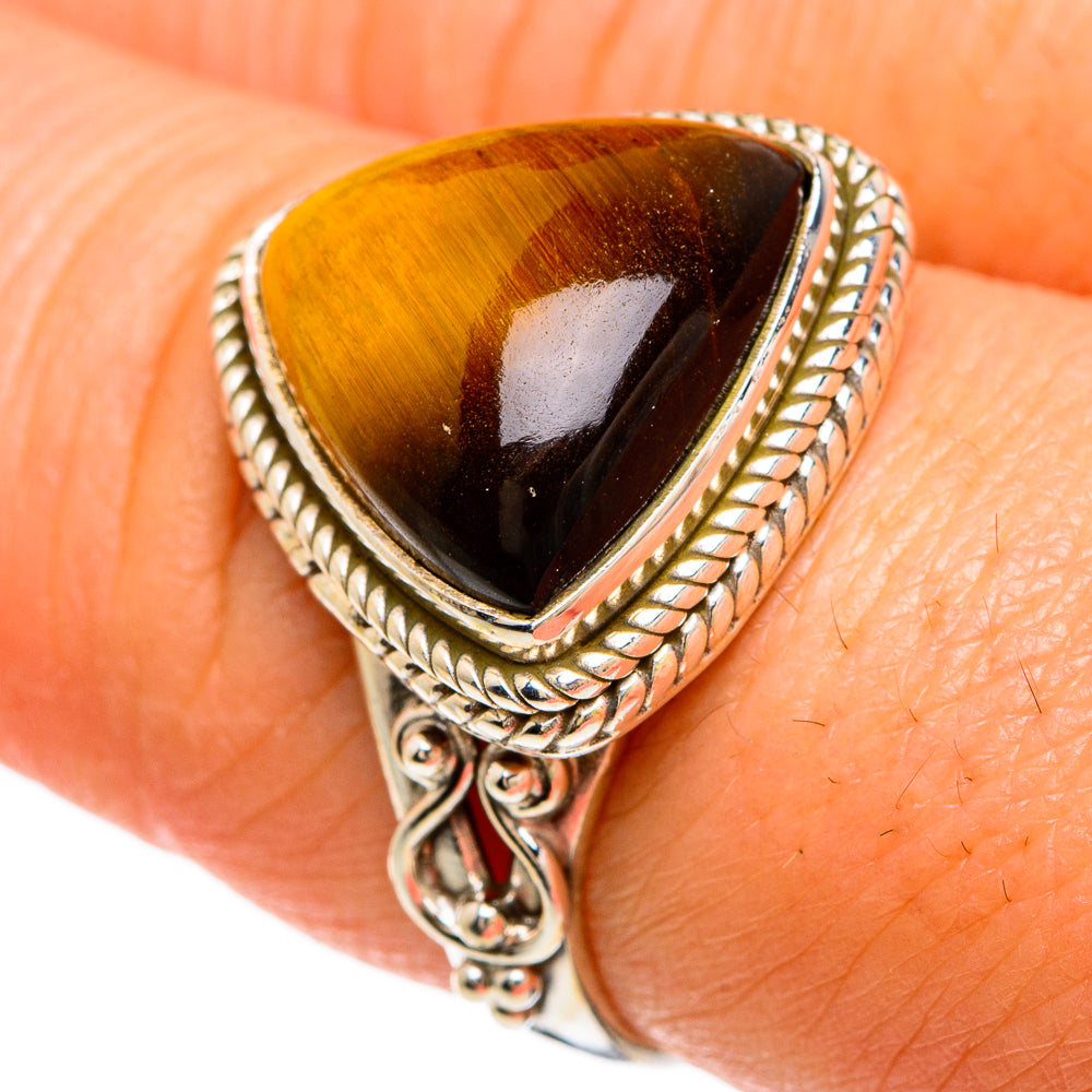 Tiger Eye Rings handcrafted by Ana Silver Co - RING84939