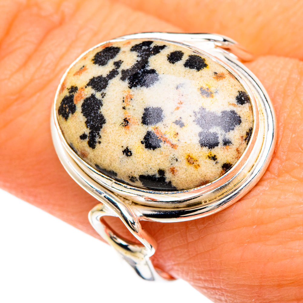 Dalmatian Jasper Rings handcrafted by Ana Silver Co - RING84940