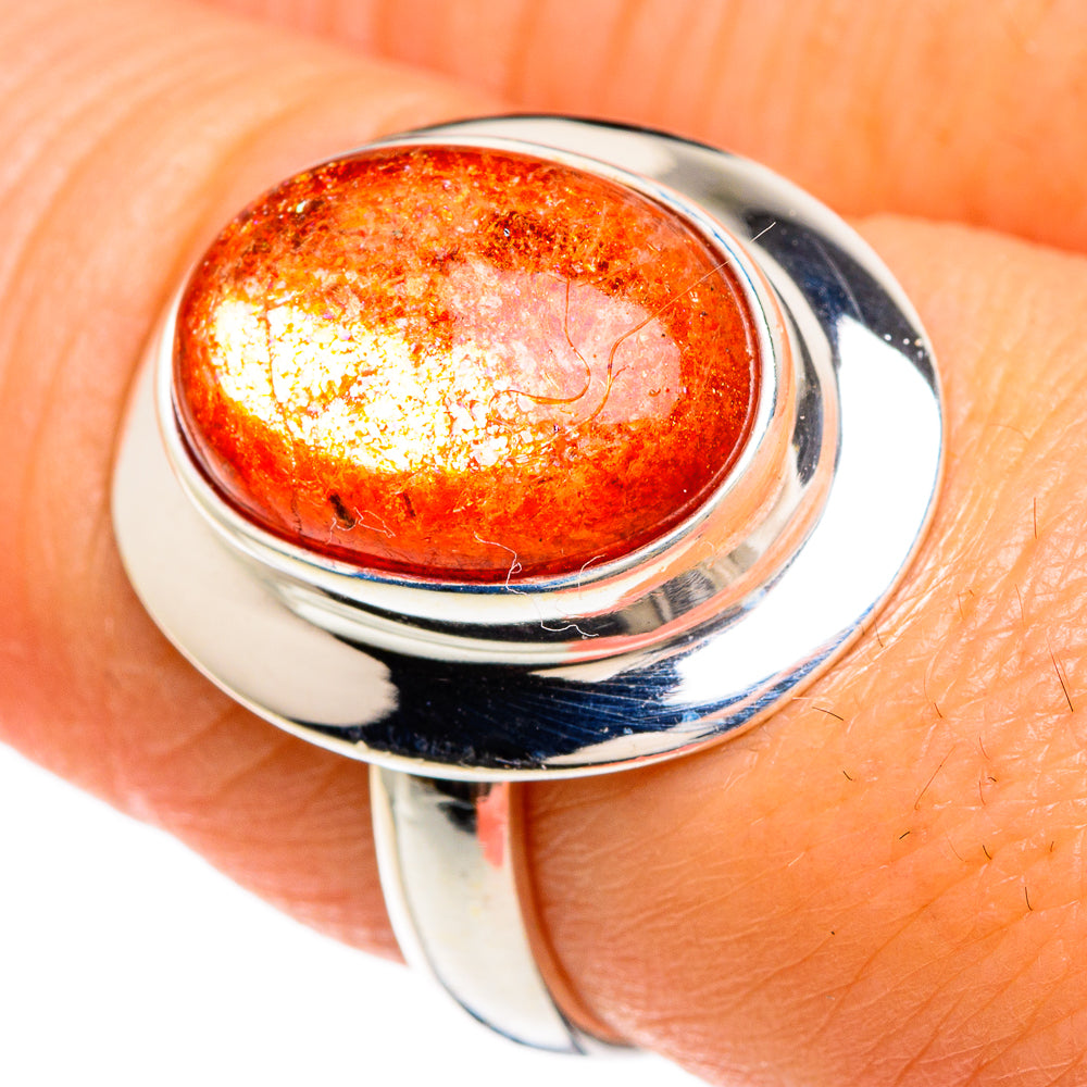 Sunstone Rings handcrafted by Ana Silver Co - RING84944