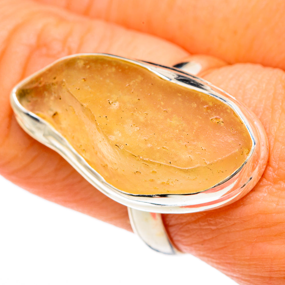 Libyan Glass Rings handcrafted by Ana Silver Co - RING84945