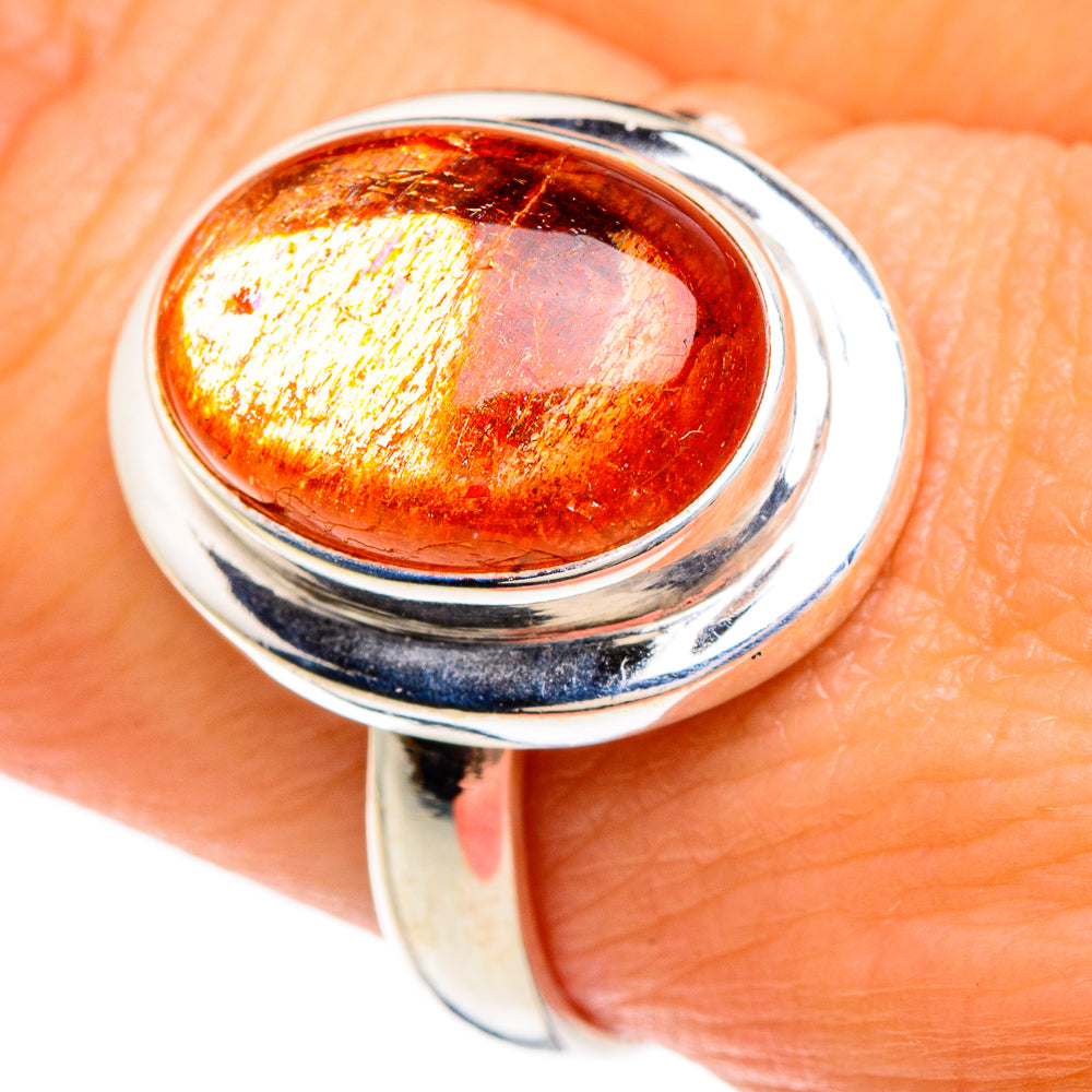 Sunstone Rings handcrafted by Ana Silver Co - RING84947