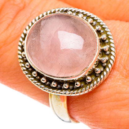 Rose Quartz Rings handcrafted by Ana Silver Co - RING84949