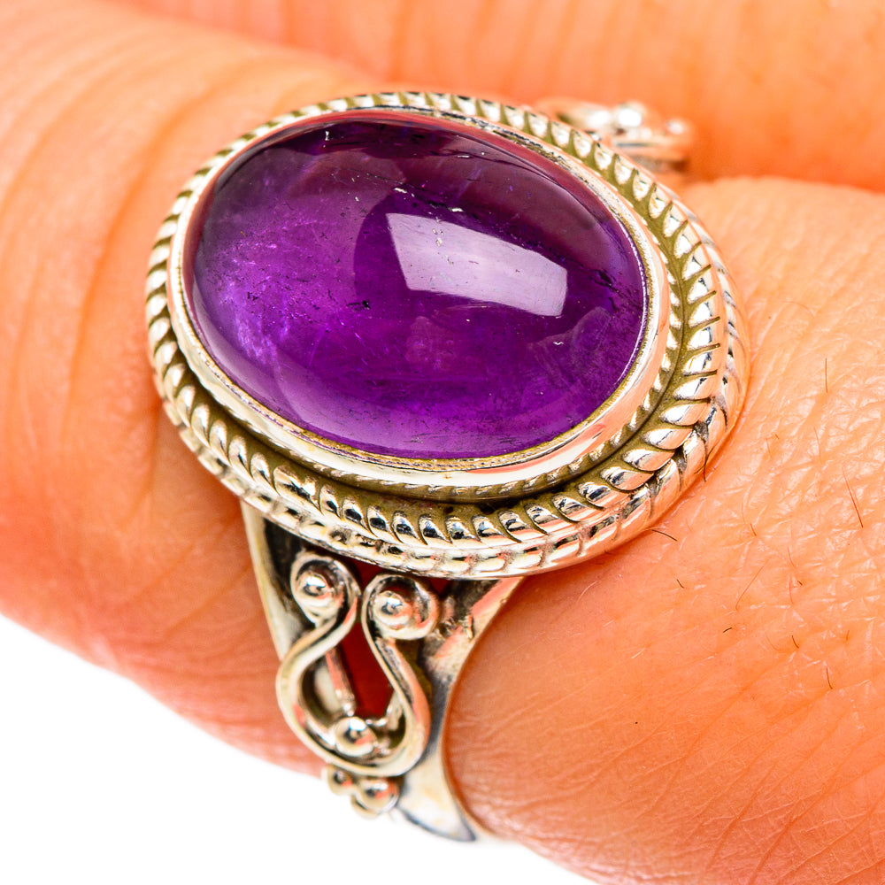 Amethyst Rings handcrafted by Ana Silver Co - RING84955
