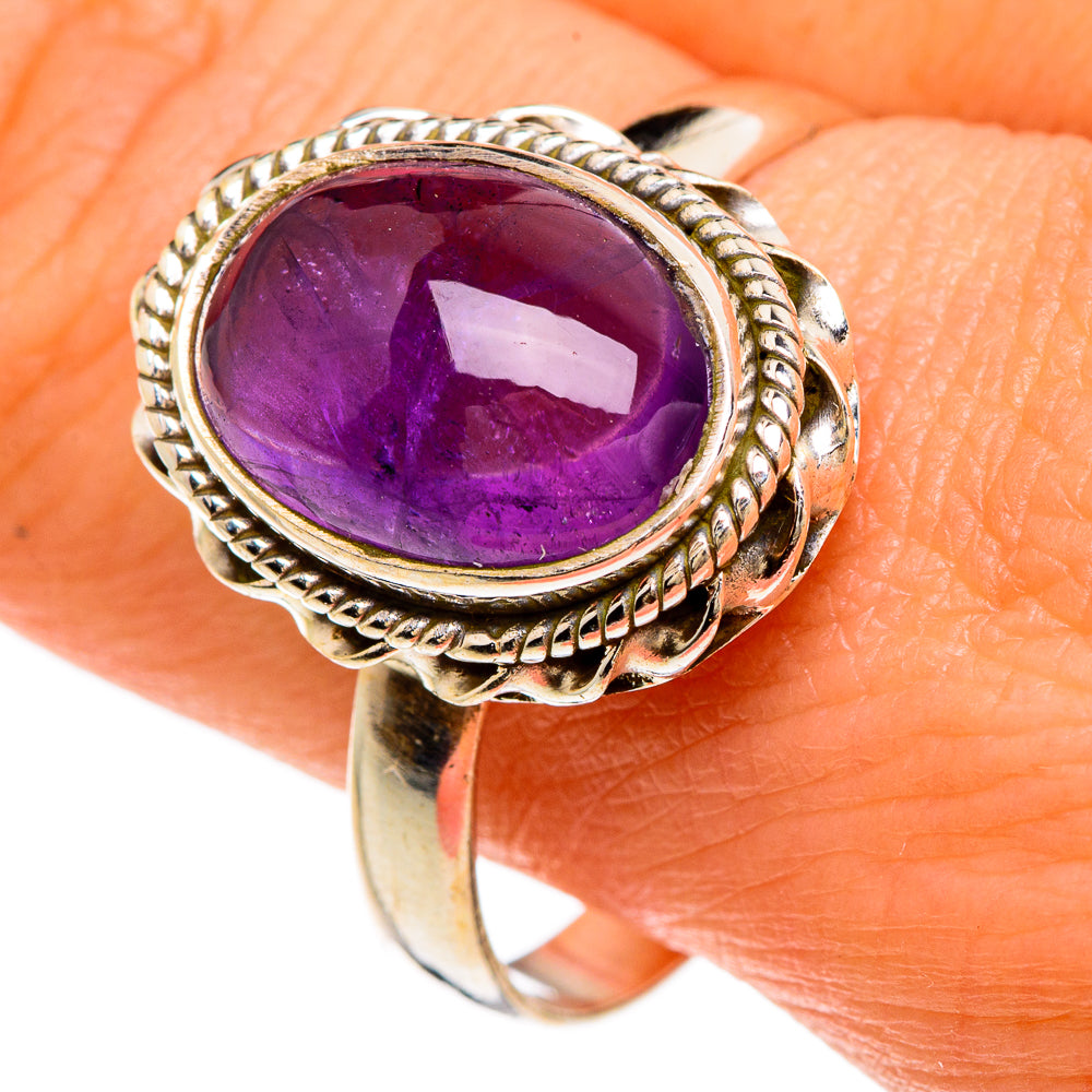 Amethyst Rings handcrafted by Ana Silver Co - RING84957