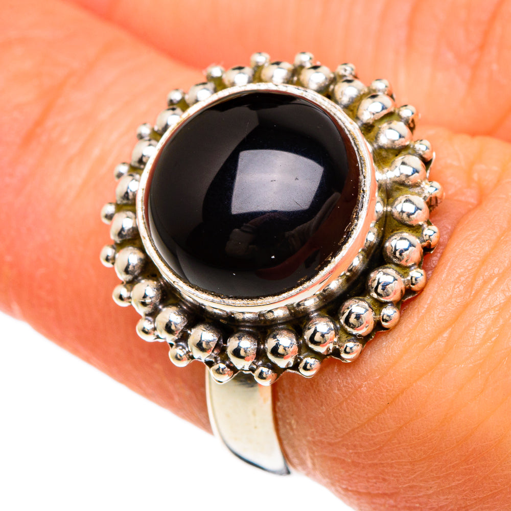 Black Onyx Rings handcrafted by Ana Silver Co - RING84959