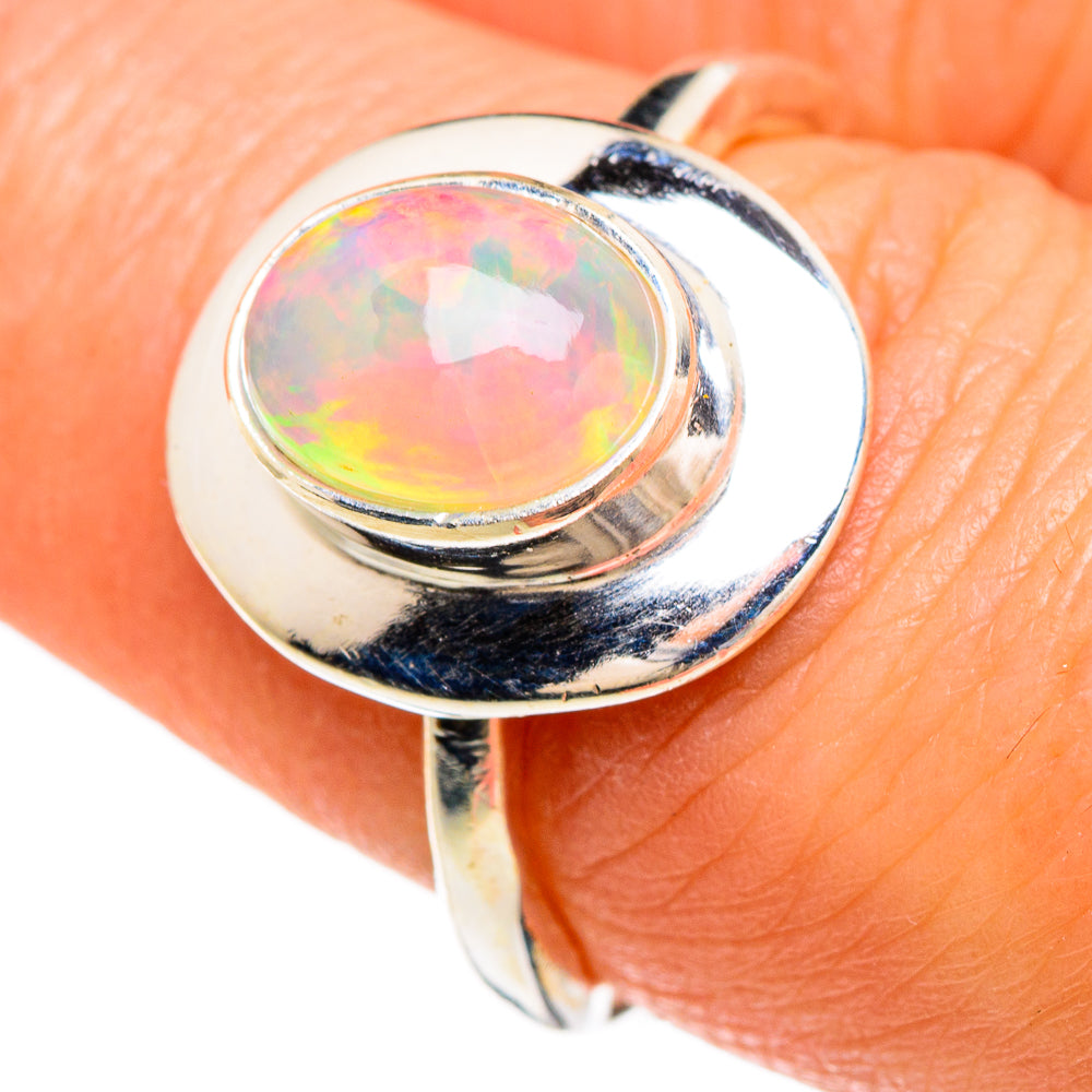 Ethiopian Opal Rings handcrafted by Ana Silver Co - RING84965