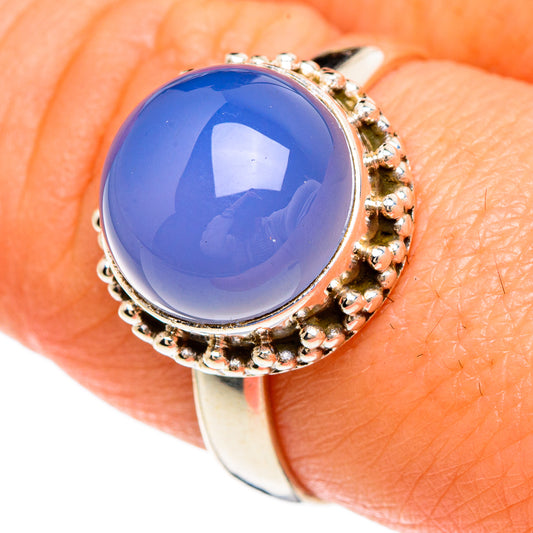 Chalcedony Rings handcrafted by Ana Silver Co - RING84970