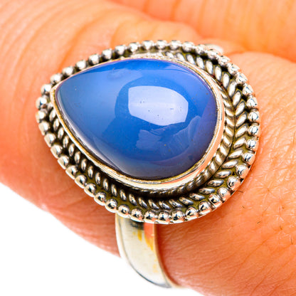 Chalcedony Rings handcrafted by Ana Silver Co - RING84974