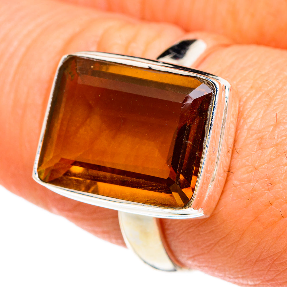 Mandarin Citrine Rings handcrafted by Ana Silver Co - RING84983