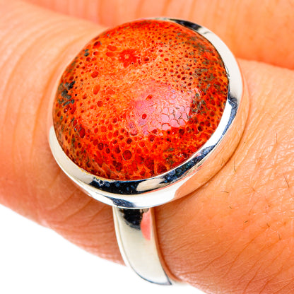 Sponge Coral Rings handcrafted by Ana Silver Co - RING84990
