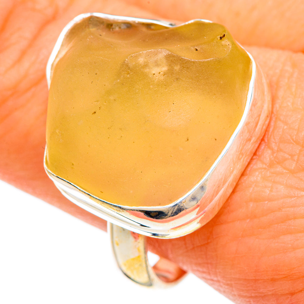 Libyan Glass Rings handcrafted by Ana Silver Co - RING84991