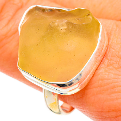 Libyan Glass Rings handcrafted by Ana Silver Co - RING84991