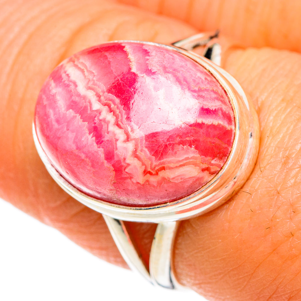 Rhodochrosite Rings handcrafted by Ana Silver Co - RING84992