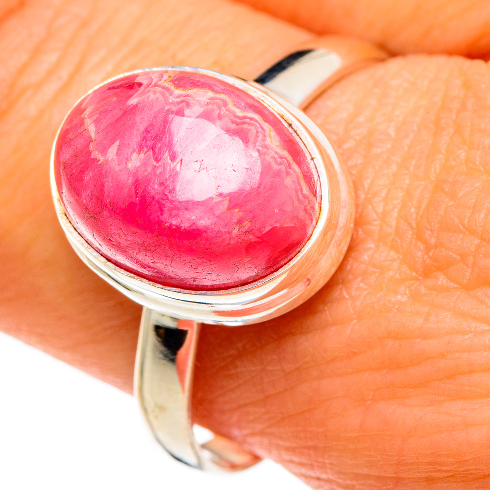Rhodochrosite Rings handcrafted by Ana Silver Co - RING84996