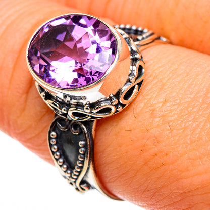 Amethyst Rings handcrafted by Ana Silver Co - RING85002