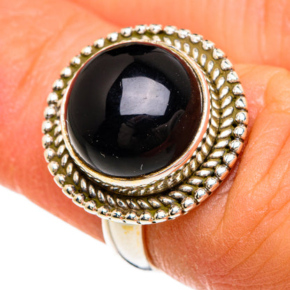 Black Onyx Rings handcrafted by Ana Silver Co - RING85004