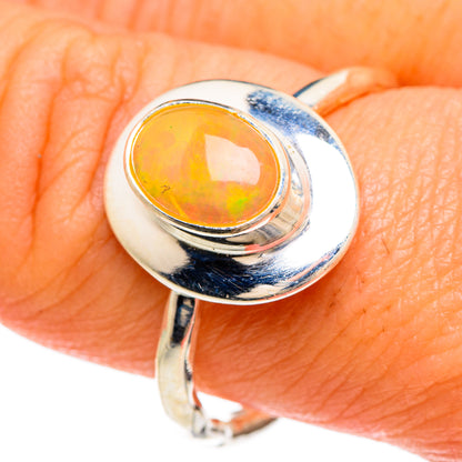 Ethiopian Opal Rings handcrafted by Ana Silver Co - RING85009