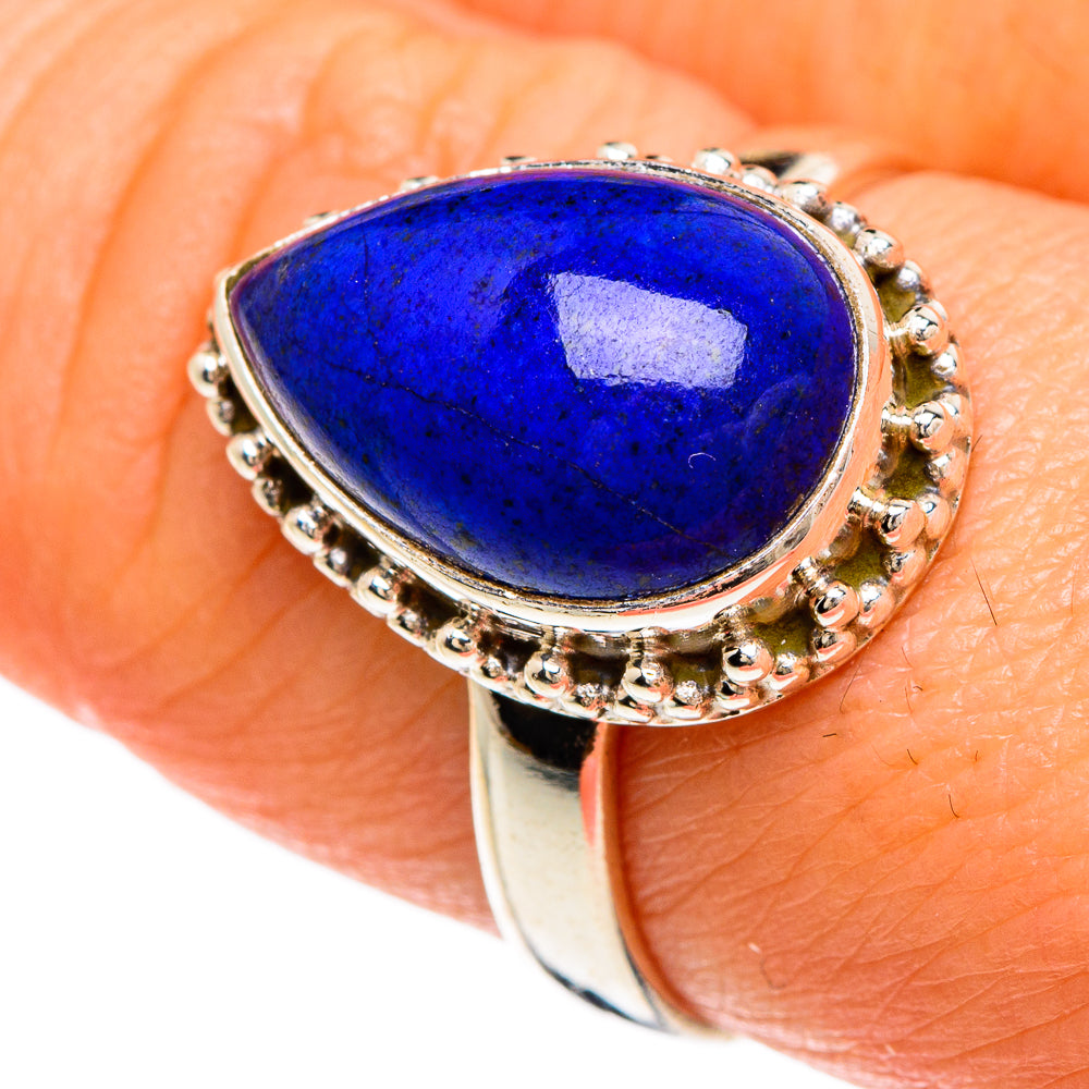 Lapis Lazuli Rings handcrafted by Ana Silver Co - RING85016
