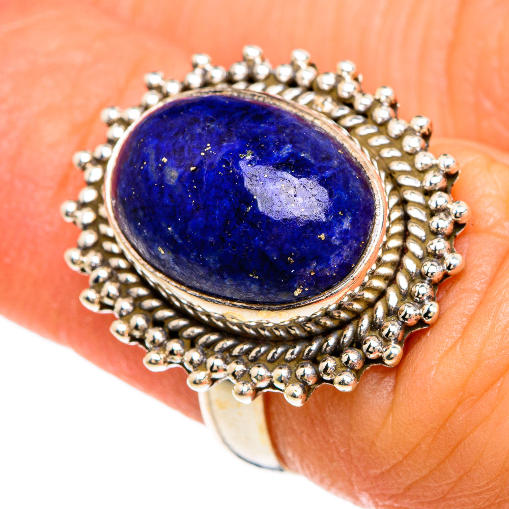 Lapis Lazuli Rings handcrafted by Ana Silver Co - RING85019