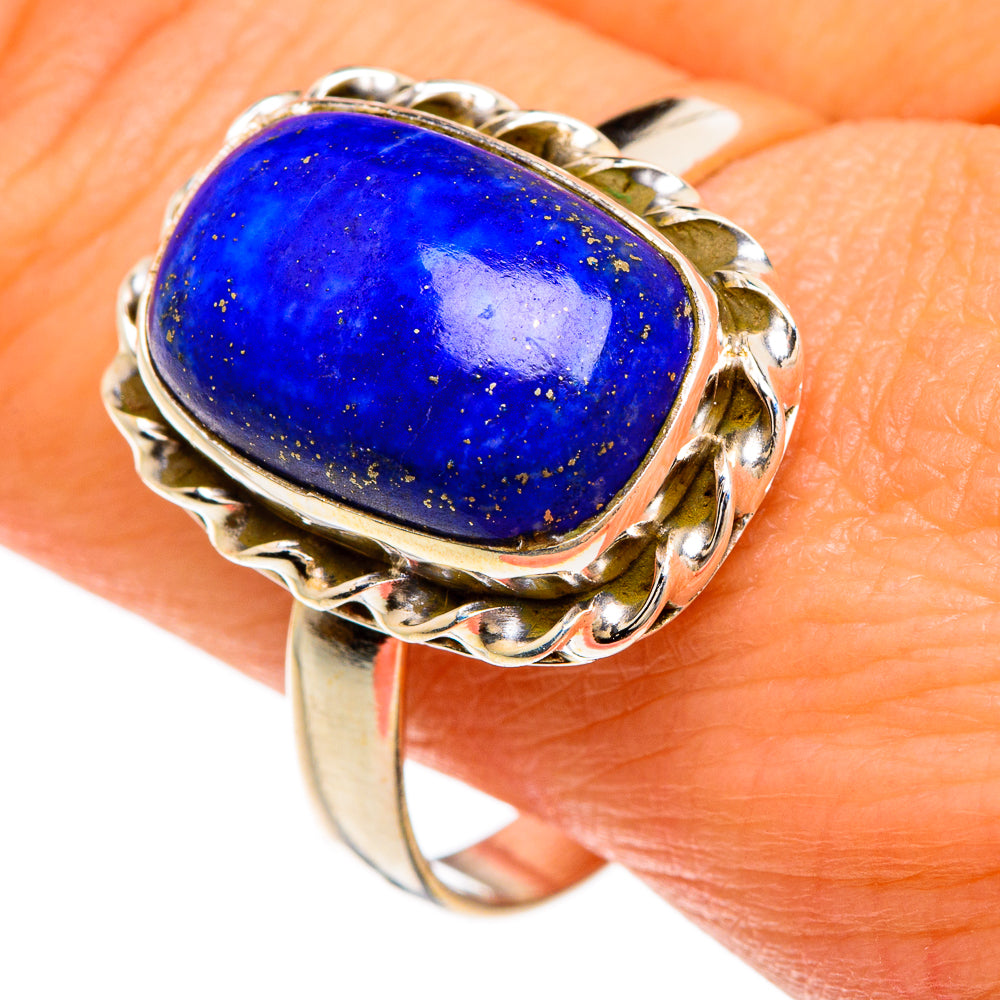 Lapis Lazuli Rings handcrafted by Ana Silver Co - RING85020