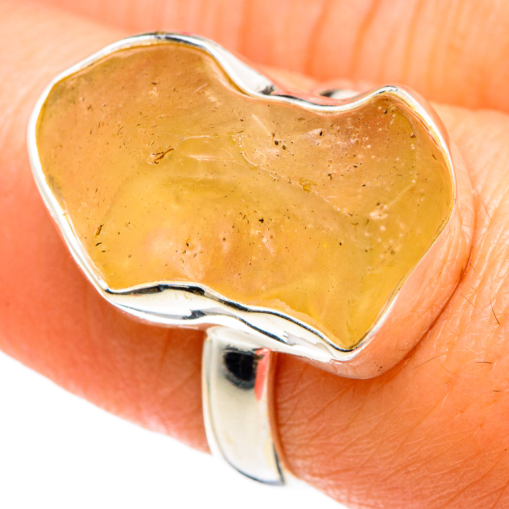 Libyan Glass Rings handcrafted by Ana Silver Co - RING85033