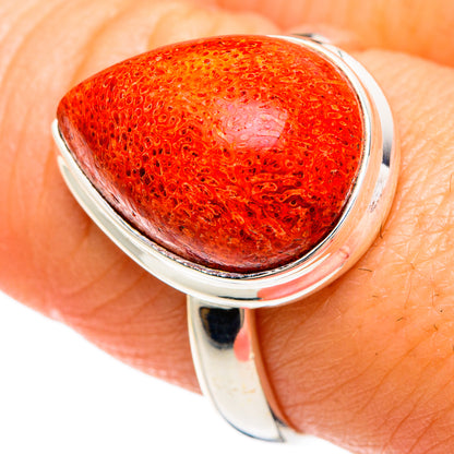 Sponge Coral Rings handcrafted by Ana Silver Co - RING85035
