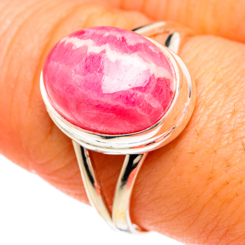 Rhodochrosite Rings handcrafted by Ana Silver Co - RING85038