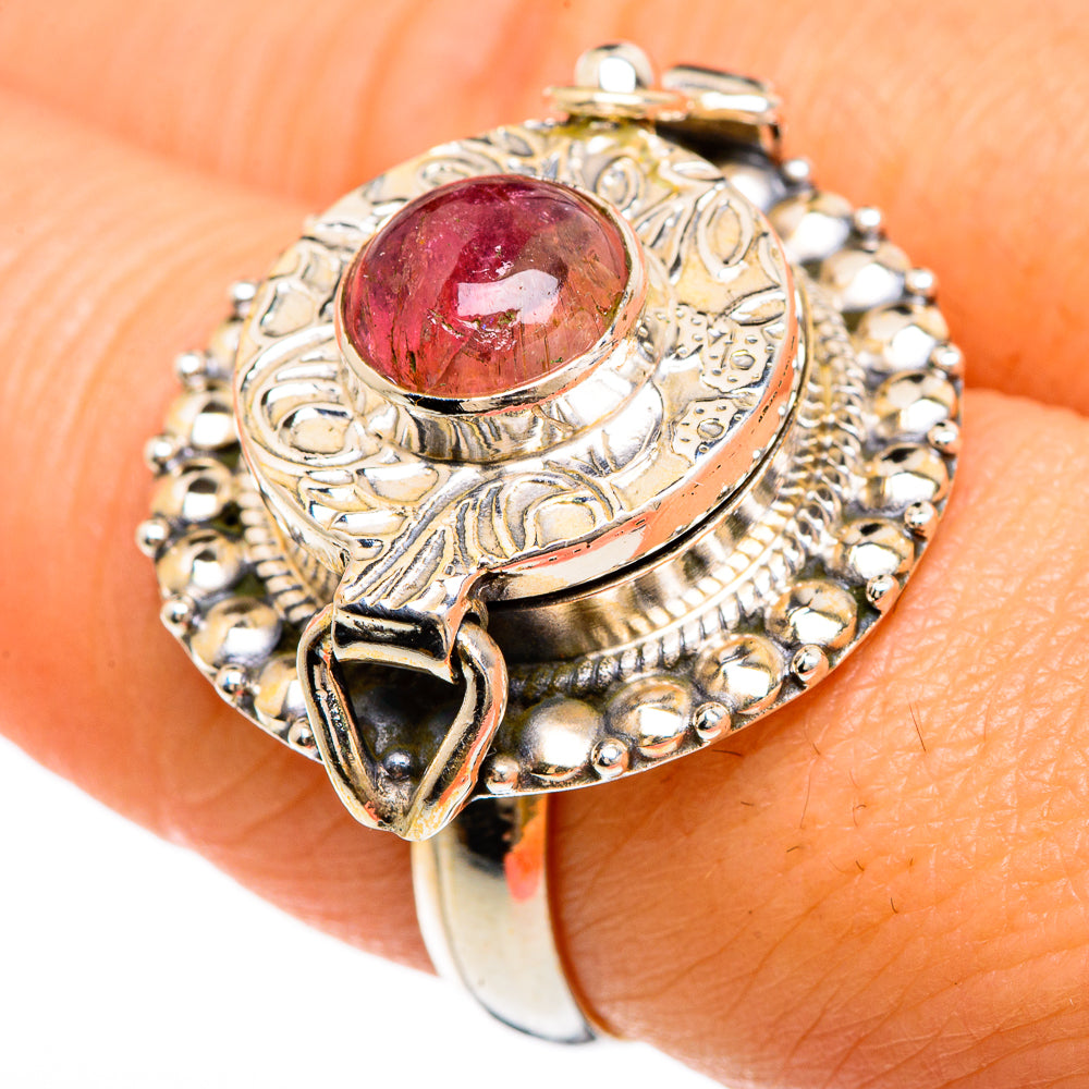 Pink Tourmaline Rings handcrafted by Ana Silver Co - RING85039
