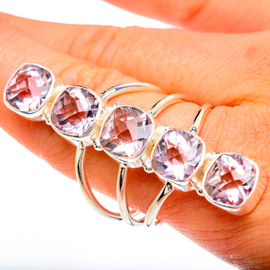 Kunzite Rings handcrafted by Ana Silver Co - RING85040
