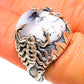 Dendritic Opal Rings handcrafted by Ana Silver Co - RING85043