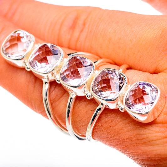 Kunzite Rings handcrafted by Ana Silver Co - RING85065