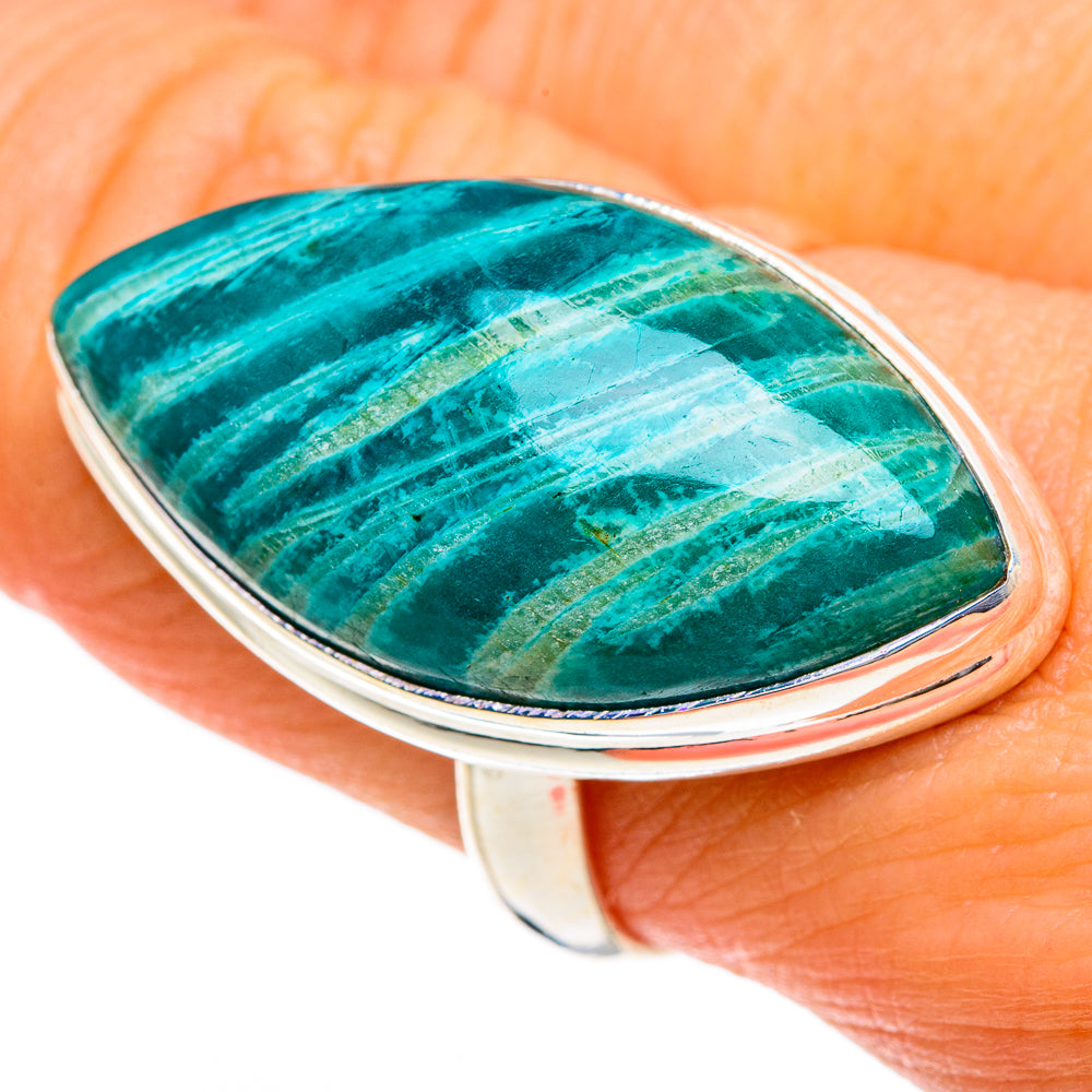 Malachite Rings handcrafted by Ana Silver Co - RING85074