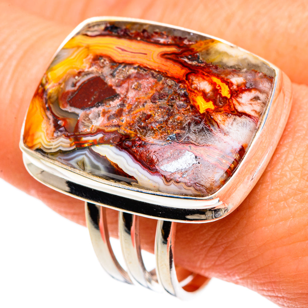 Red Jasper Rings handcrafted by Ana Silver Co - RING85079
