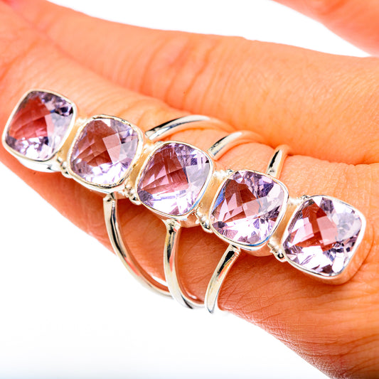 Kunzite Rings handcrafted by Ana Silver Co - RING85082
