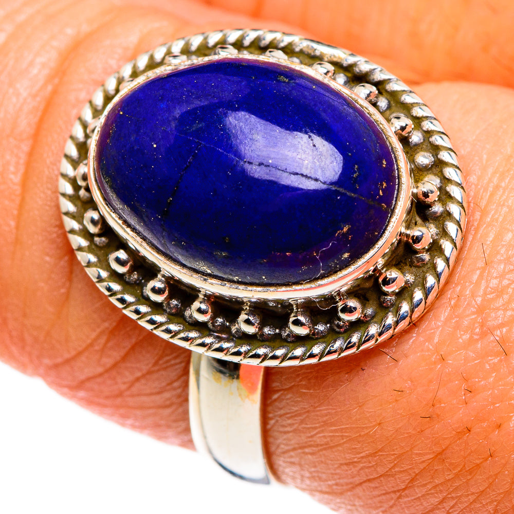 Lapis Lazuli Rings handcrafted by Ana Silver Co - RING85092