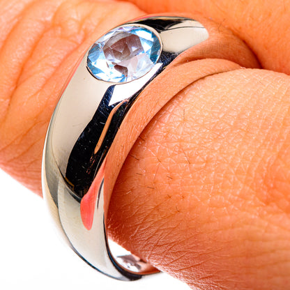 Blue Topaz Rings handcrafted by Ana Silver Co - RING85093